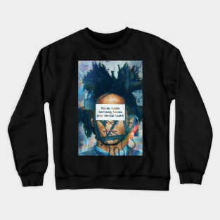 Basquiat Vintage Surreal Social Media Art Crewneck Sweatshirt